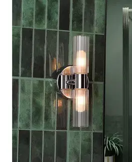 Svietidlá Där Lighting Där Lighting BOL0950 - Kúpeľňové nástenné svietidlo BOLTON 2xG9/5W/230V IP44 chróm BOL0950