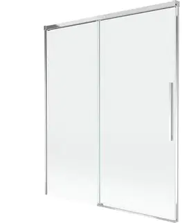 Sprchové dvere MEXEN/S - Rox vaňová zástena 2-krídlová posuvná 140 x 150, transparent, chróm 8C9-140-001-01-00
