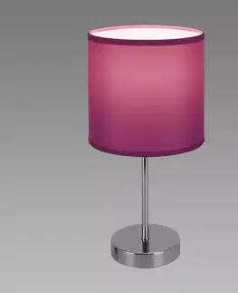 Lampy do obývačky Lampa Agnes E14 Purple 03148 LB1