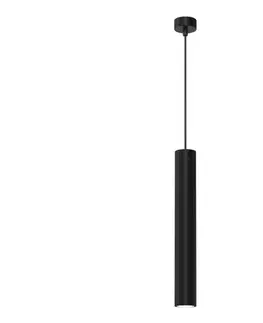 Svietidlá  Luster na lanku HUDSON 1xGU10/8W/230V čierna MLP8791