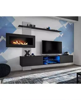Obývacie steny Obývacia stena Flame B + biokrb