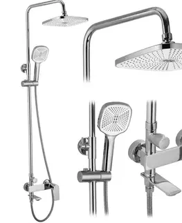 Kúpeľňové batérie REA REA - Sprchový set STORM CHROME REA-P4882