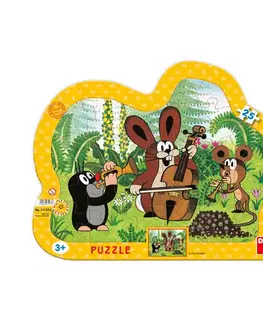 Do 49 dielikov Dino Toys Puzzle Krtko muzikantom 25 Dino
