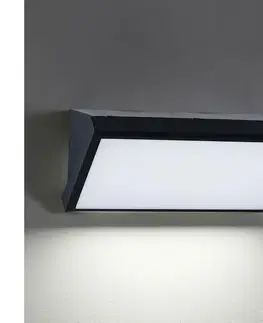 Svietidlá BRILAGI - LED Vonkajšie nástenné svietidlo TRIANGLE LED/20W/230V čierna IP65 BRI064