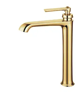 Kúpeľňové batérie OMNIRES - ARMANCE umývadlová batéria vysoká, 32 cm zlatá /GL/ AM5213GL