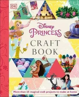 Nalepovačky, vystrihovačky, skladačky Disney Princess Craft Book - Elizabeth Dowsett