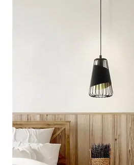 Svietidlá Eglo 49447 - Luster na lanku AUSTELL 1xE27/60W/230V 49447