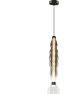 Svietidlá  LED Luster na lanku LUCCO LED/18W/230V pr. 15 cm dymová ML1415