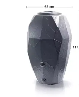 Sudy na vodu NABBI ION310 plastový sud na dažďovú vodu 310 l antracit