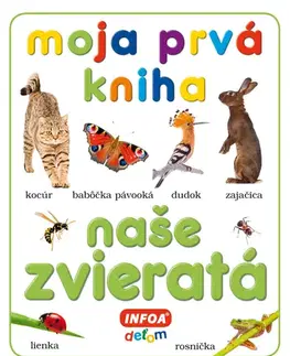 Leporelá, krabičky, puzzle knihy Moja prvá kniha - naše zvieratá - Kolektív autorov