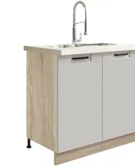 Kuchynské skrinky stojace Skrinka do kuchyne Favorit 12d Sonoma/Latte
