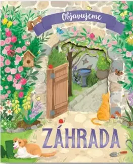 Leporelá, krabičky, puzzle knihy Záhrada - Objavujeme