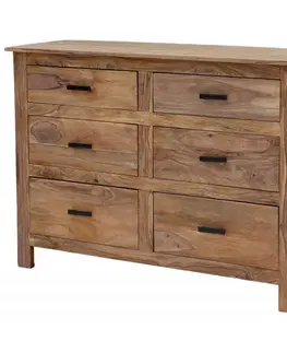 Komody Komoda Rami 120x90x45 indický masív palisander