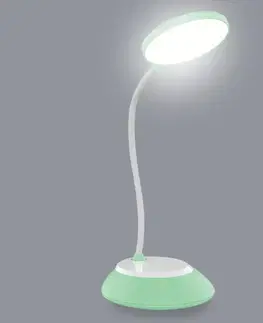 Moderné lampy Stolná lampa Kuala LED 6W zelná/biela
