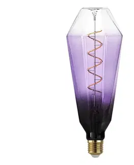LED osvetlenie Stmievateľná LED žiarovka VINTAGE E27/4W/230V 1800K fialová - Eglo 110237 110237