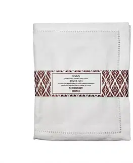Bytový textil Podložka SAGA biela 30x40 easy care kpl. 4 ks