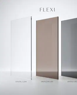 Sprchové dvere REA/S - Sprchová zástena Flexi Grey / Brush Copper 110 KPL-K99383