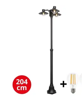 Záhradné lampy BRILAGI -  LED Vonkajšia lampa VEERLE 3xE27/60W/230V IP44 GD-VERLP3-00