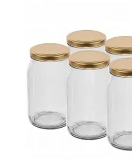 Zaváracie hrnce Kinekus Pohár zavárací TO 82 900 ml s viečkom balenie 6ks