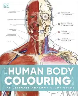 Maľovanky pre dospelých The Human Body Colouring Book