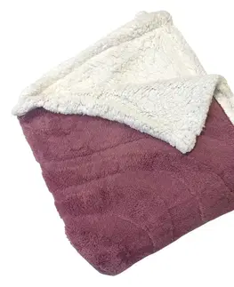 Deky Deka luxury baranková z mikroplyšu staroružová 200x230cm TiaHome