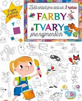 Nalepovačky, vystrihovačky, skladačky Zošit aktivít - Farby a tvary