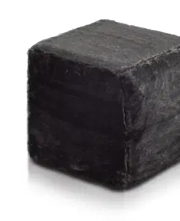Sedacie vaky a kocky Sedací vak Taburetka Exclusive TiaHome - svetlo čierna