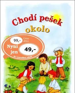 Leporelá, krabičky, puzzle knihy Chodí pešek okolo - Vladimíra Vopičková