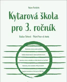 Hudba - noty, spevníky, príručky Kytarová škola pro 3. ročník - Adam Pavlíček