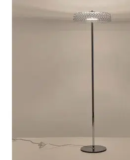 Lampy Eurolamp LED Stojacia lampa LED/10W/230V 3000K lesklý chróm 144-15075