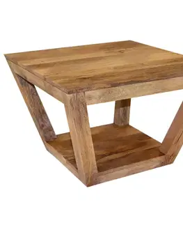 Konferenčné stolíky Konferenčný stolík Hina 60x40x60 z mangového dreva