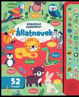 Leporelá, krabičky, puzzle knihy Böngéssz hangokat! - Állatnevek