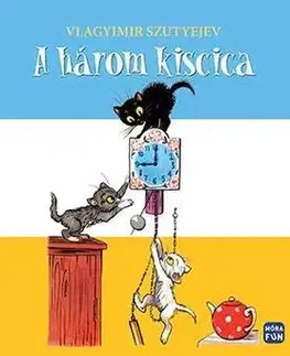 Leporelá, krabičky, puzzle knihy A három kiscica - lapozó