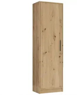 Šatníkové skrine Skriňa Smart SR5 1D artisan