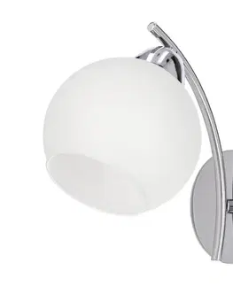Svietidlá  Nástenná lampa AMOS 1xE27/40W/230V lesklý chróm 21-35011