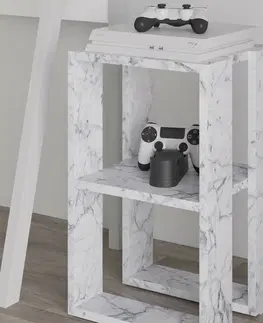 Konferenčné stolíky Nočný stolík Lonie Carrara Marble