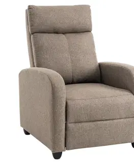 Kreslá KONDELA Kreso New relaxačné kreslo hnedá