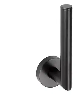 Svietidlá Sapho - Držiak toaletného papiera X-ROUND 16,5 cm čierny XR701B