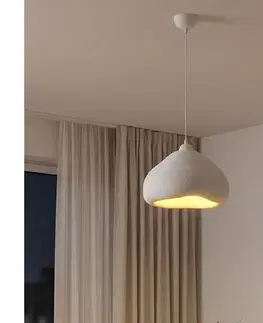 Svietidlá BRILAGI - Závesné svietidlo na lanku WABI SABI 1xE27/40W/230V pr. 32 cm biela 118OPV1205