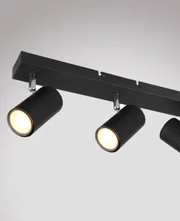 Moderné lampy do obývačky Stropné bodové svietidlo 57910-3B Čierna LS3