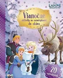Pre deti a mládež - ostatné Vianočné aktivity so samolepkami do okien Ľadové kráľovstvo