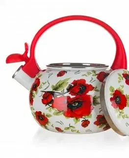 Čajníky a čajové kanvice Banquet Čajník smalt Poppy, 2,2 l
