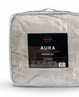 Ozdobné prikrývky Deka Aura 150x200 cm béžová