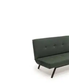 Pohovky a gauče Trojmiestna rozkladacia pohovka Zola - Green