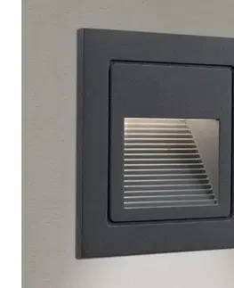 Záhradné lampy Orion AL 11-1217 - LED vestavné svietidlo LORO LED/2W/230V IP65 antracit AL 11-1217 anthrazit