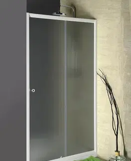 Sprchovacie kúty AQUALINE - AMADEO posuvné sprchové dvere 1100 sklo Brick BTS110