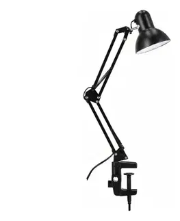 Lampy SmartLED Stolná lampa s klipom 1xE27/60W/230V čierna 1234