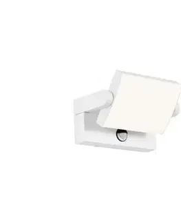 Záhradné lampy  LED vonkajšie nástenné svietidlo so senzorom LED/17W/230V 4000K IP65 biela 2939