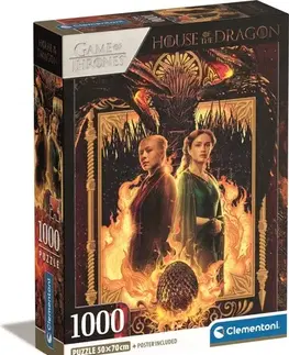 1000 dielikov Puzzle House of the Dragons 1000 Clementoni