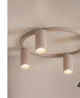 Svietidlá BRILAGI - LED RGBW stmievateľné stropné svietidlo SELE 4xGU10/6,5W/230V béžové BG5284+4xAI0589